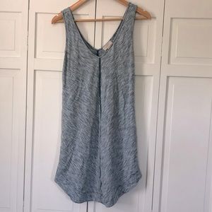 Loft dress. Navy and white.